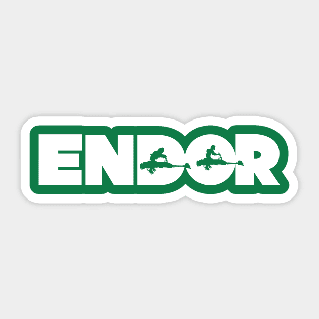 ENDOR Sticker by VectorVectoria